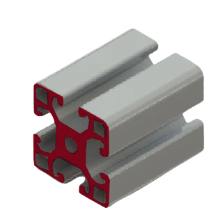 profilé aluminium rainure 8mm 40x40 mm