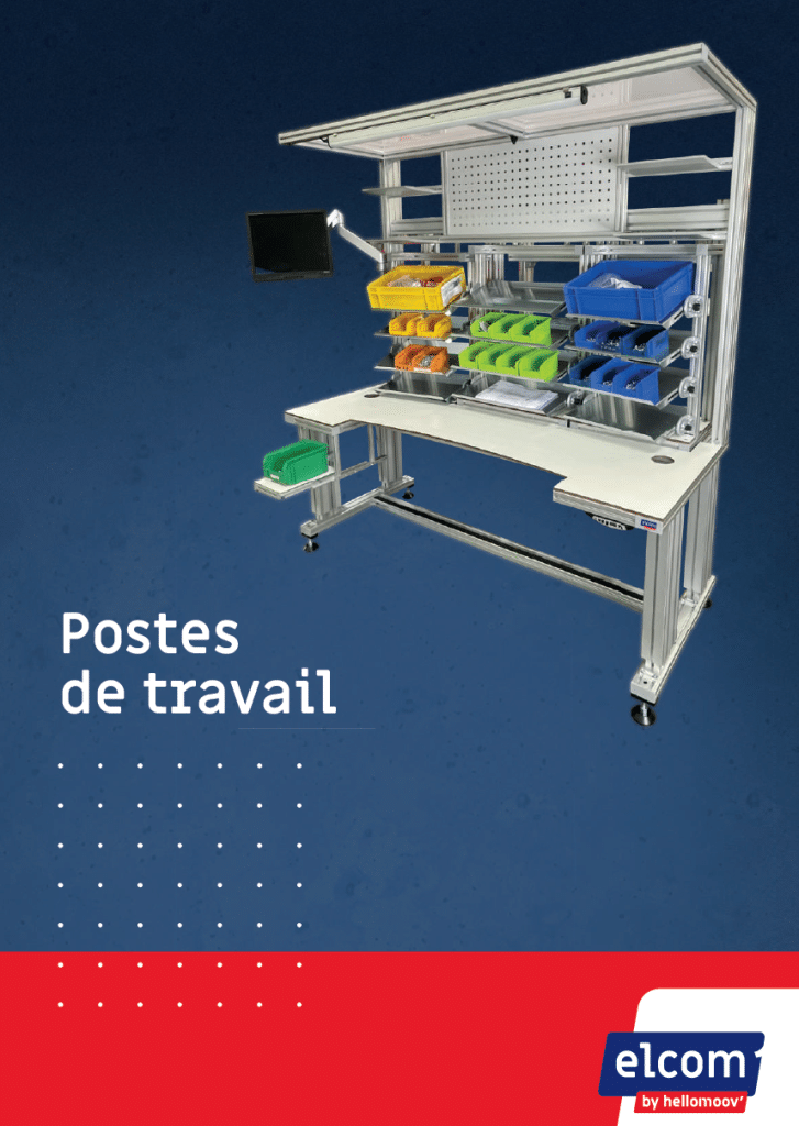 Couverture catalogue poste de travail Elcom
