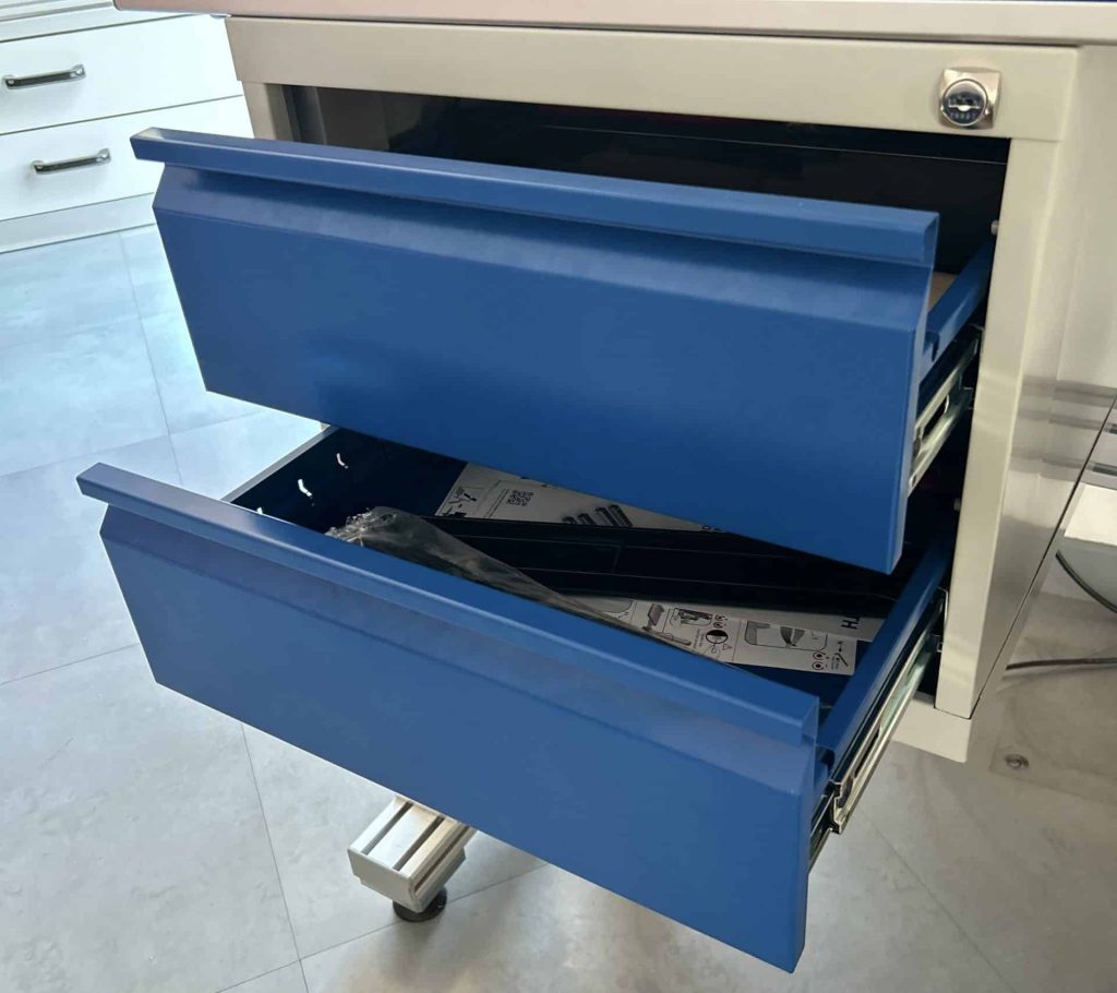 Bloc tiroir elcom pour poste de travail