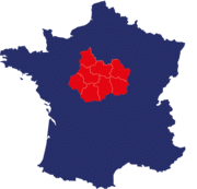 Carte secteur Centre Val de Loire