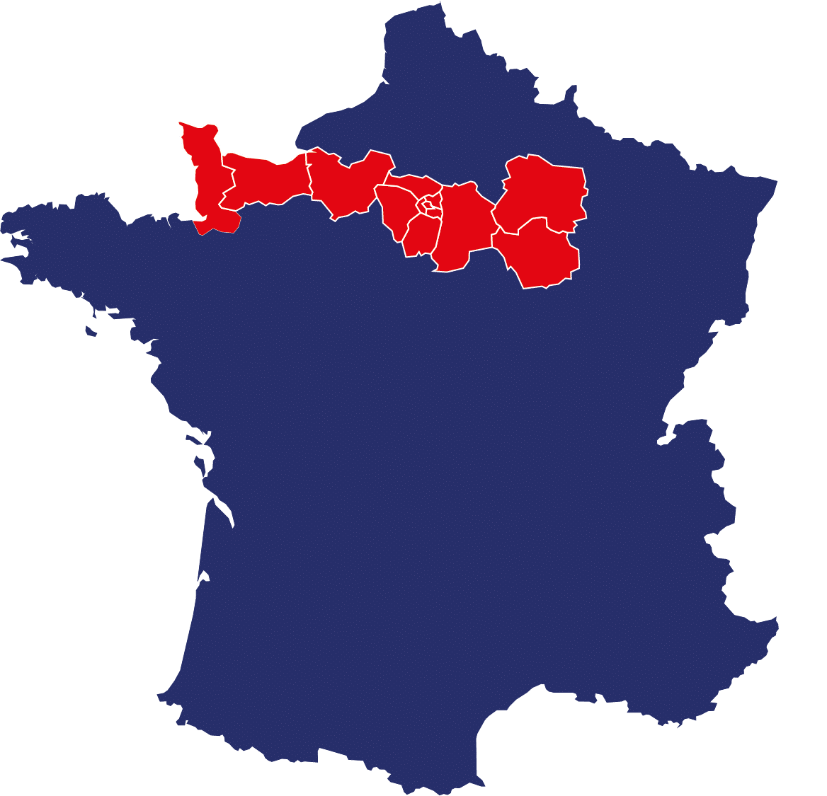 Carte de France secteur Jean-Claude LAPENNA