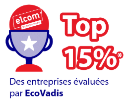 Top 15% Ecovadis Elcom